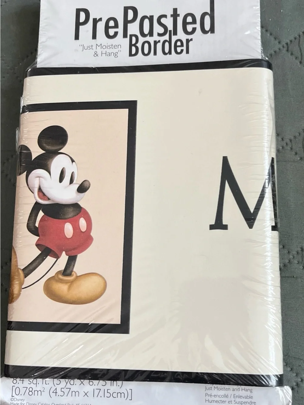 Wallpaper Border 2 NOS Catalog Classic Mickey Mouse Pre-Pasted  Border